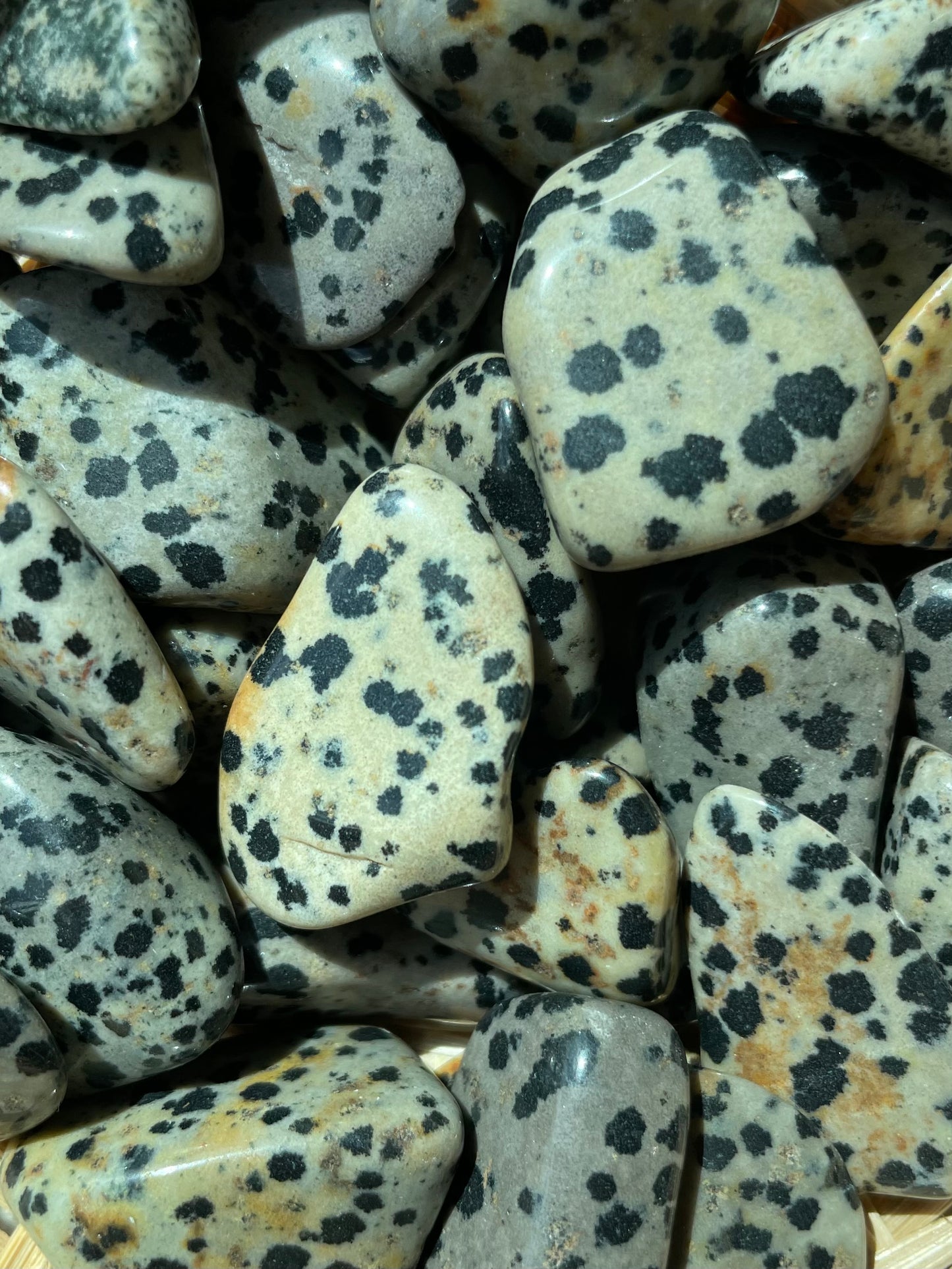 Dalmation Jasper Tumble