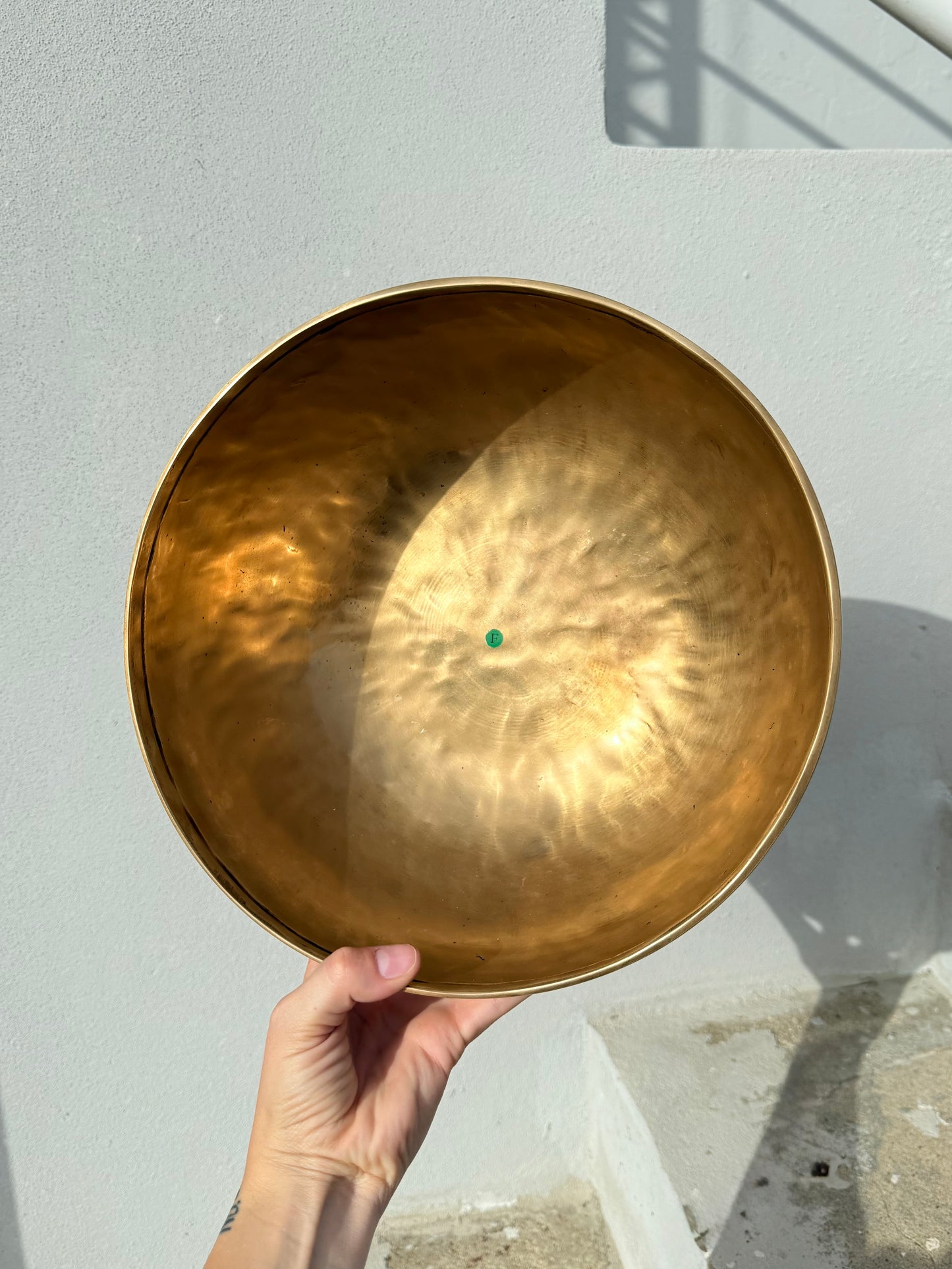 7 Metal Singing Bowl ( Note F Root Chakra ) 11”