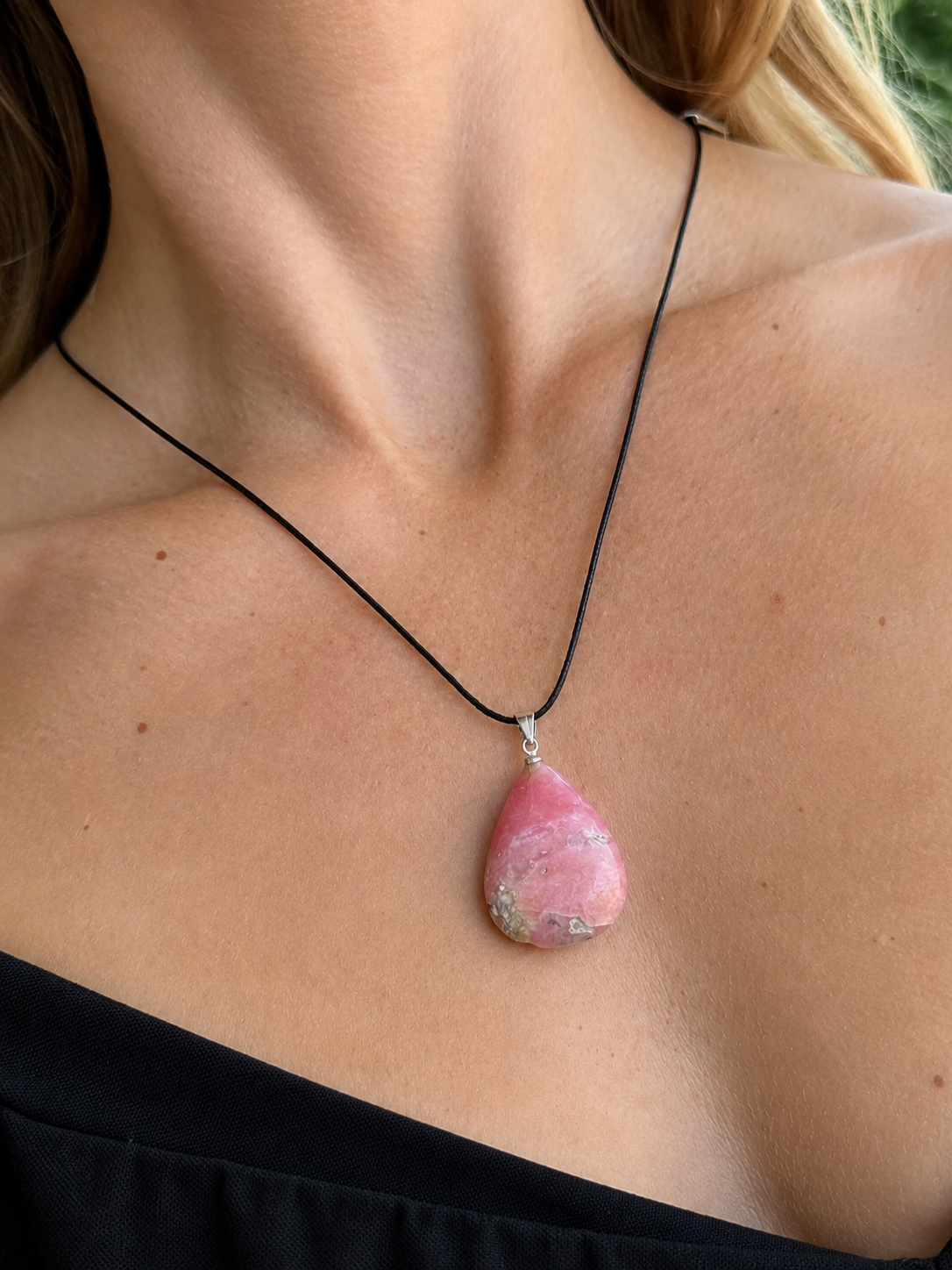 Pink Opal Pendant / Pendant de Ópalo Rosado