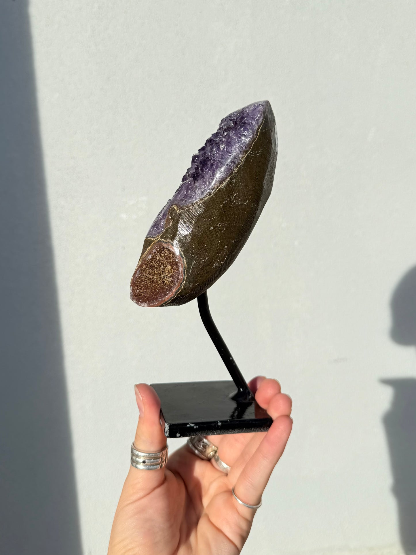 Amethyst On Stand ( Uruguayan )