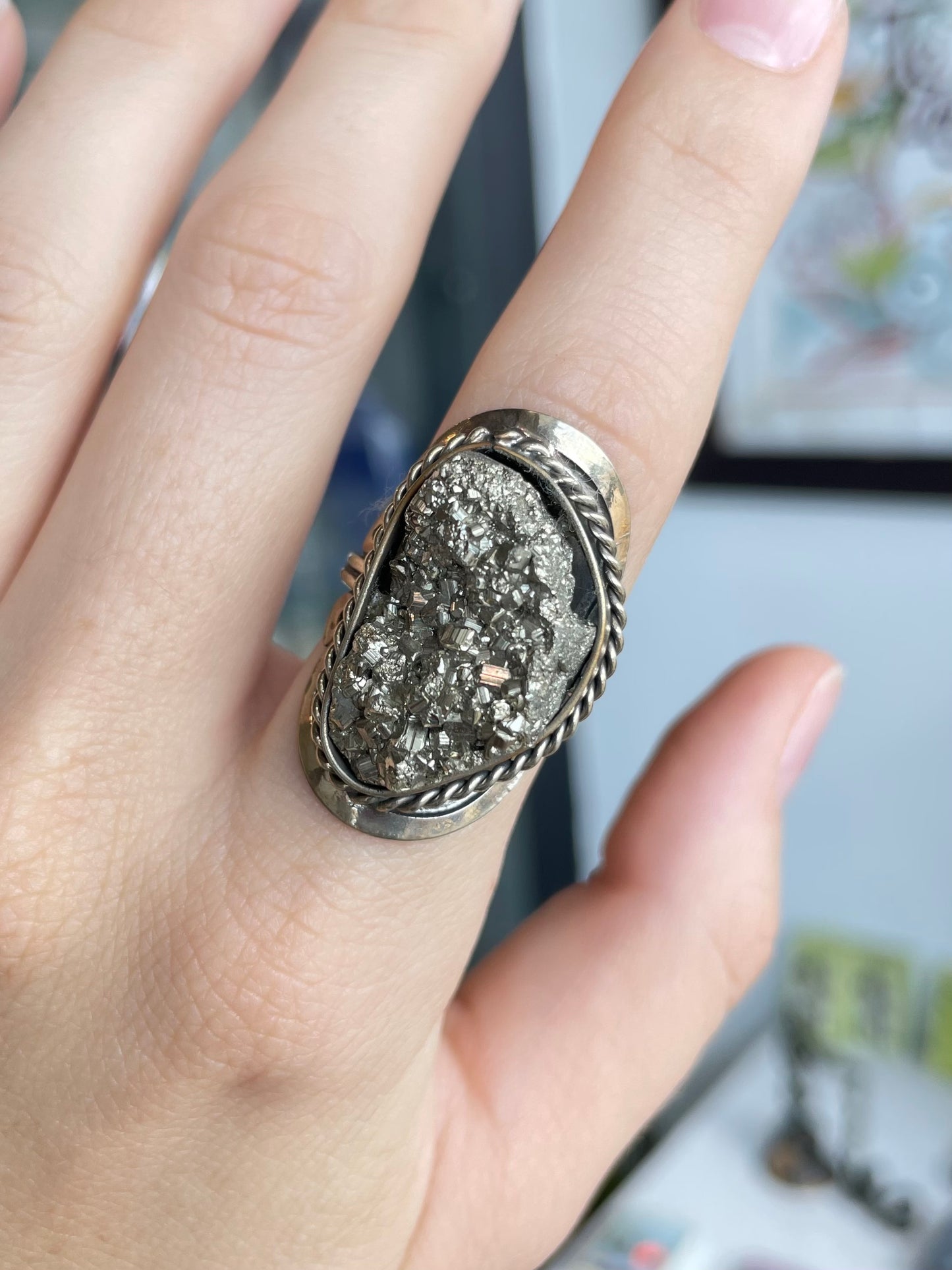 Pyrite Ring ( Ajustable )
