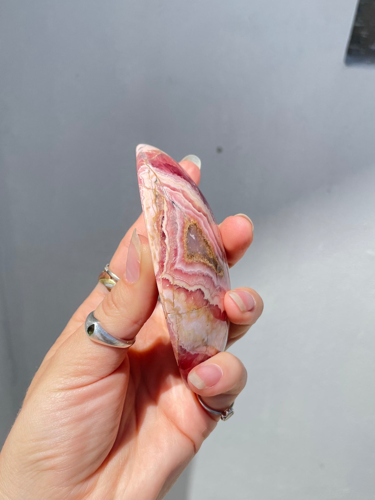 Rhodochrosite Moon
