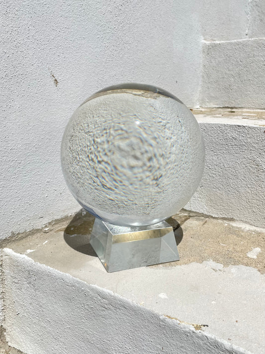 Crystal Ball ( 9.5” with base )