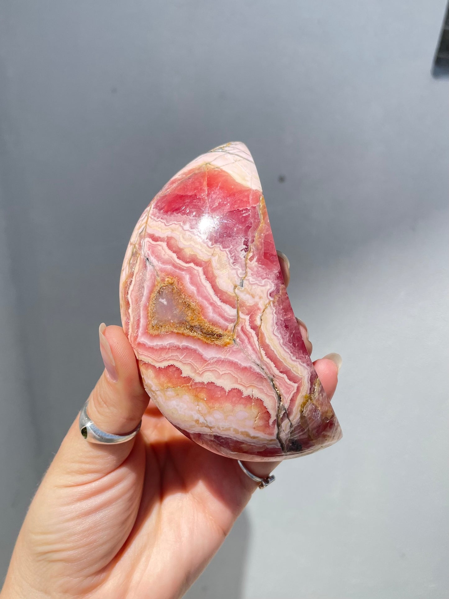 Rhodochrosite Moon