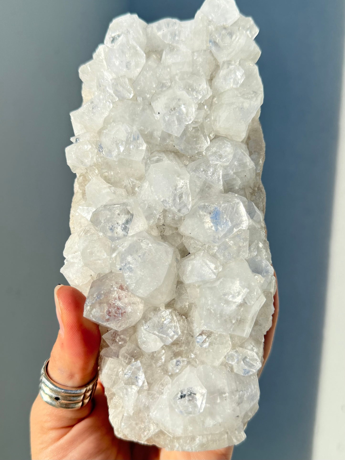 Apophyllite Cluster ( India )