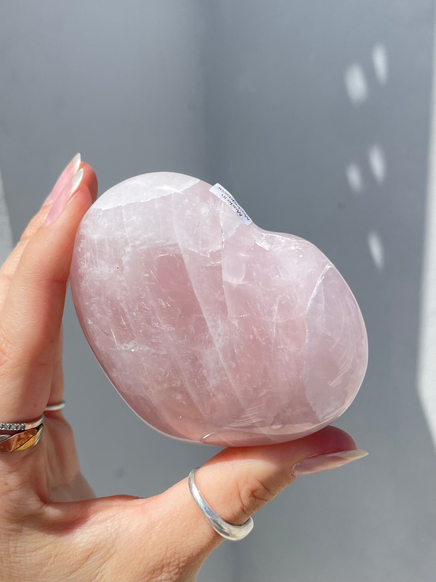 Rose Quartz Heart