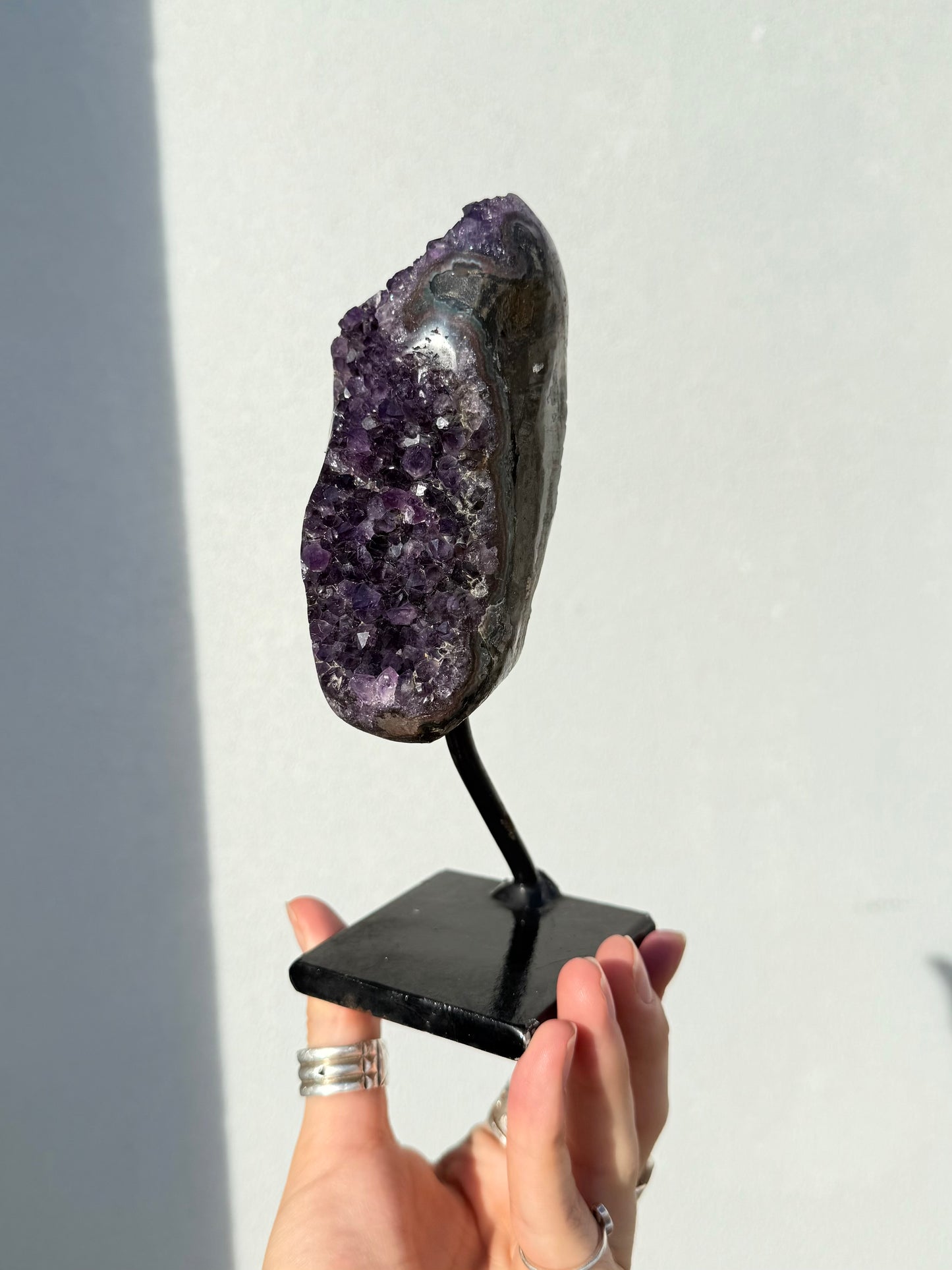 Amethyst On Stand ( Uruguayan )
