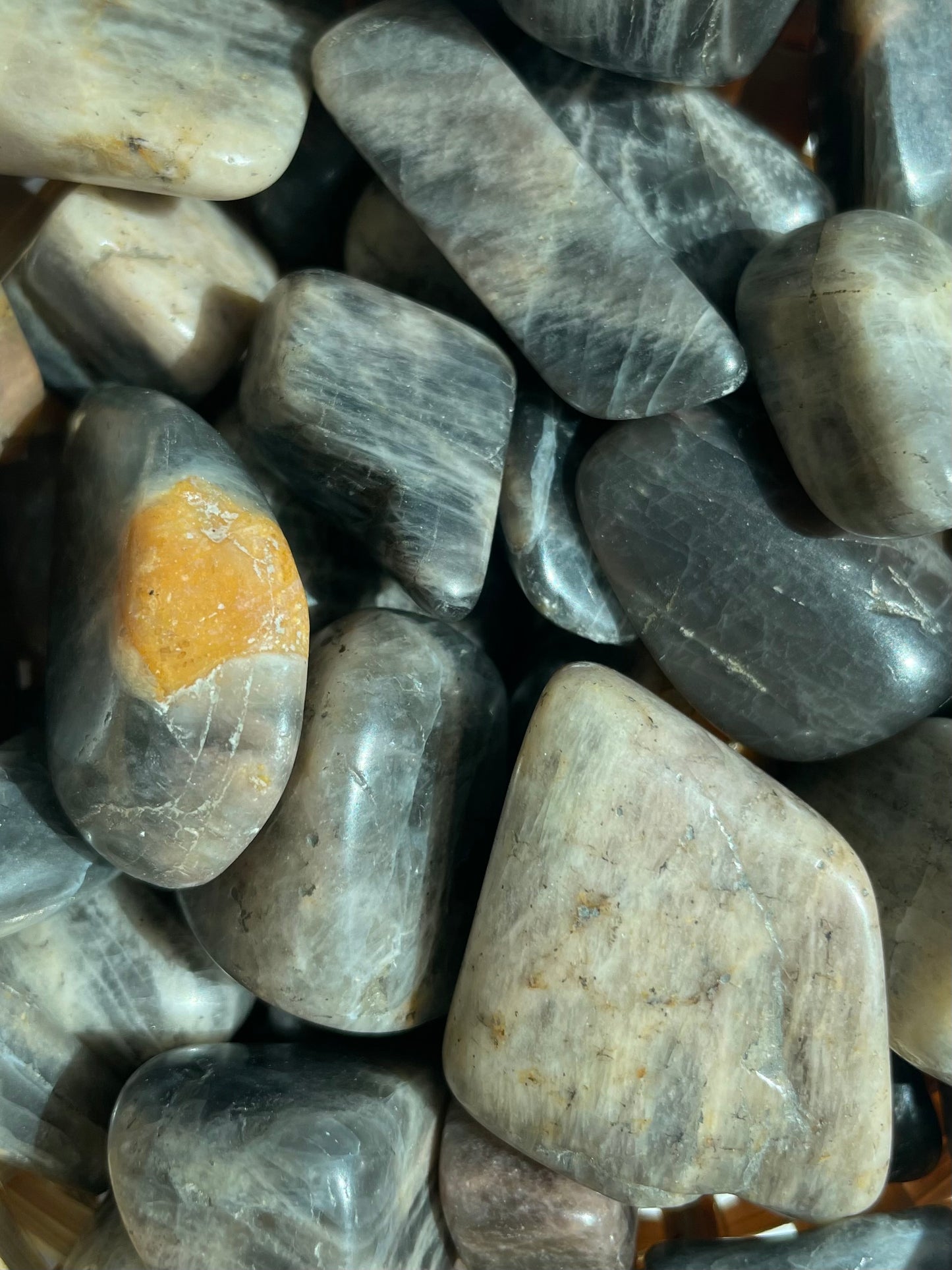 Black Moonstone Tumble