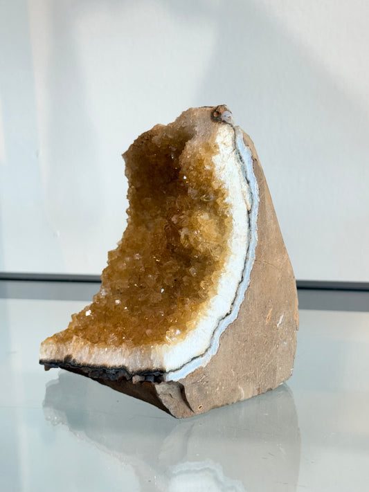 Treated Citrine Cluster / Cluster de Citrino Tratado