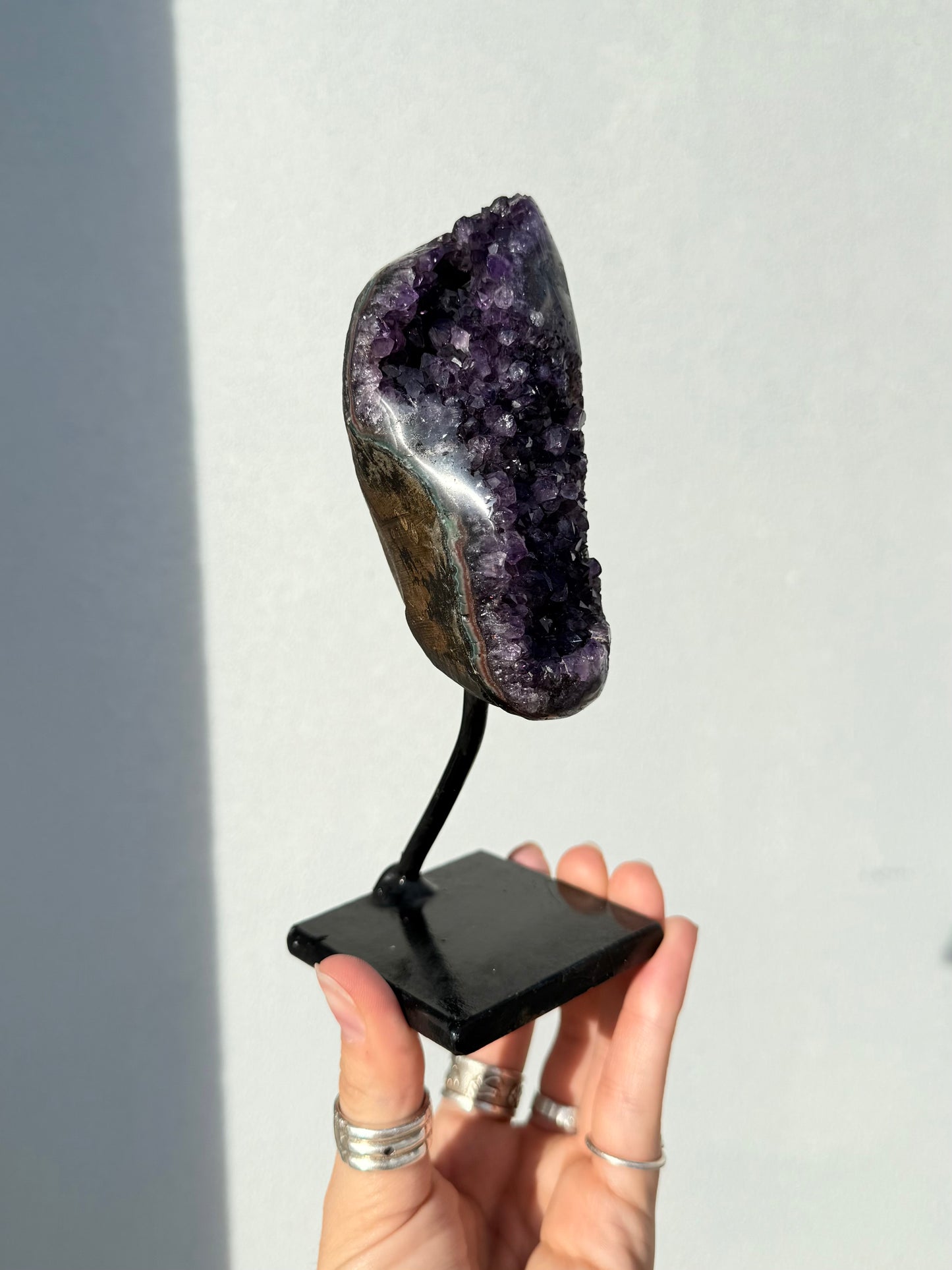 Amethyst On Stand ( Uruguayan )