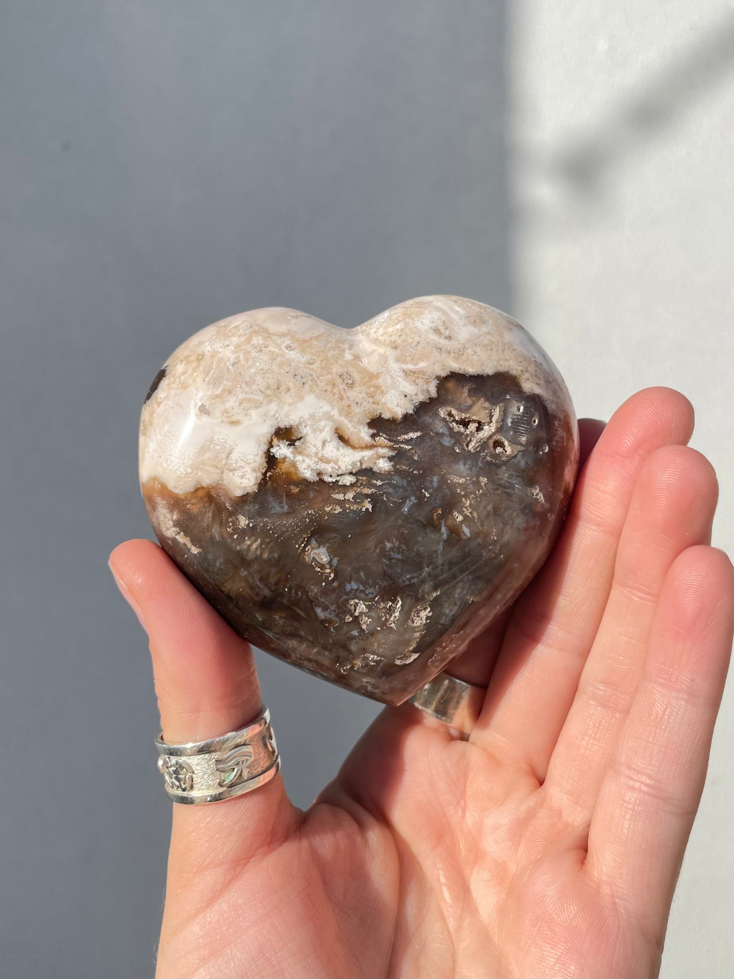 Petrified Wood Heart
