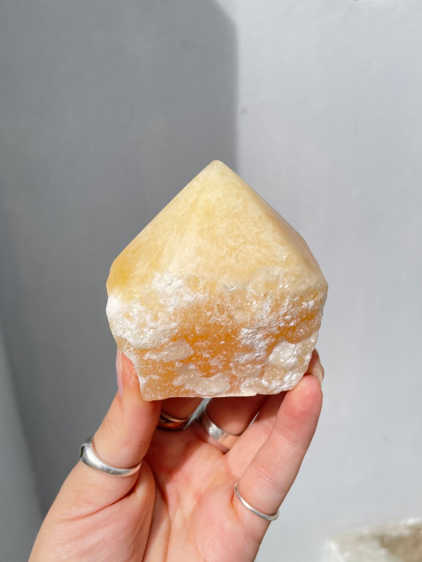 Yellow Calcite Point