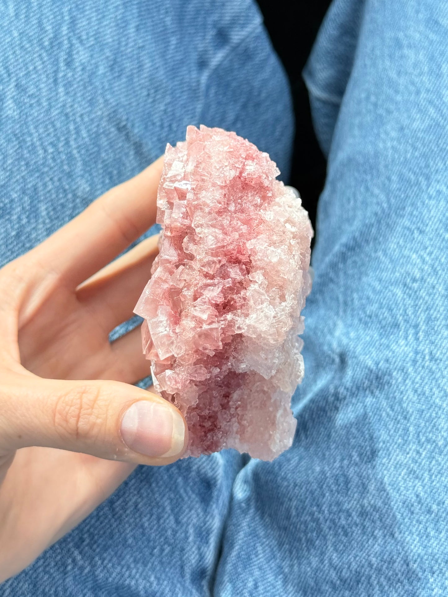 Pink Halite Stone