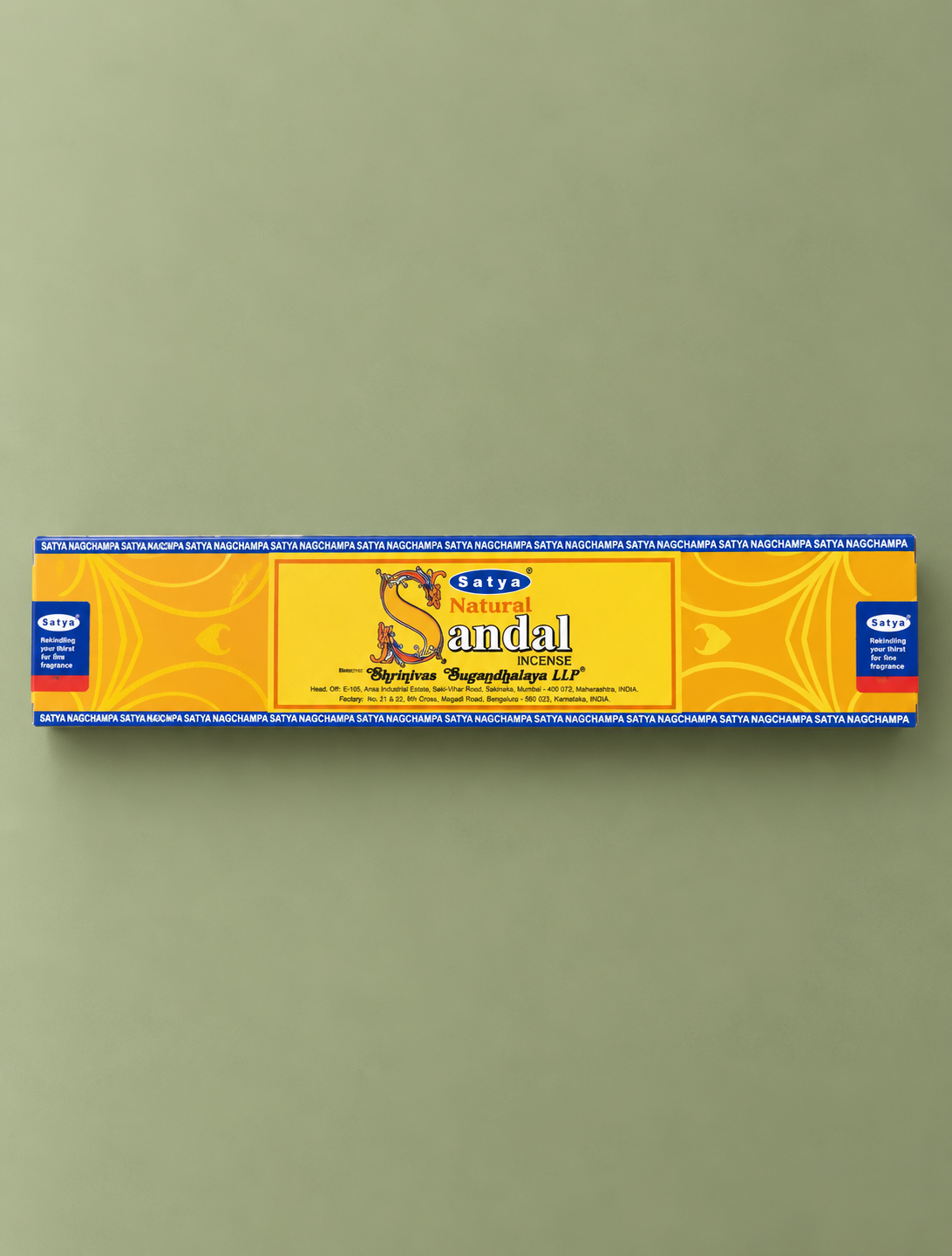 Satya Natural Sandal Incense / Incienso Satya Natural Sandal