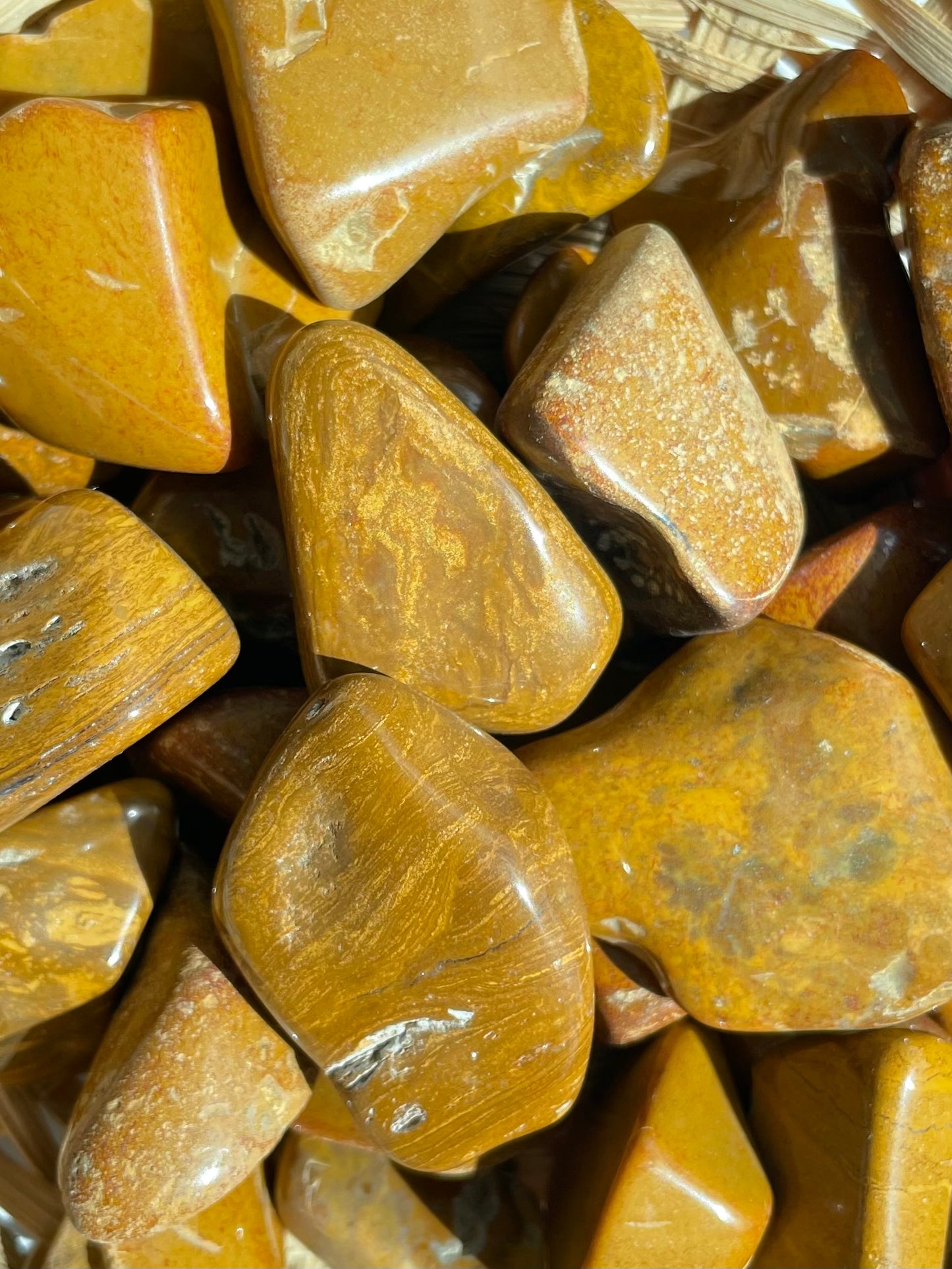 Yellow Jasper Tumble