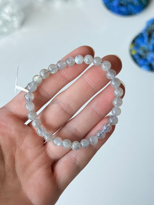 Labradorite 6mm Bracelet / Pulsera de Labradorita 6mm