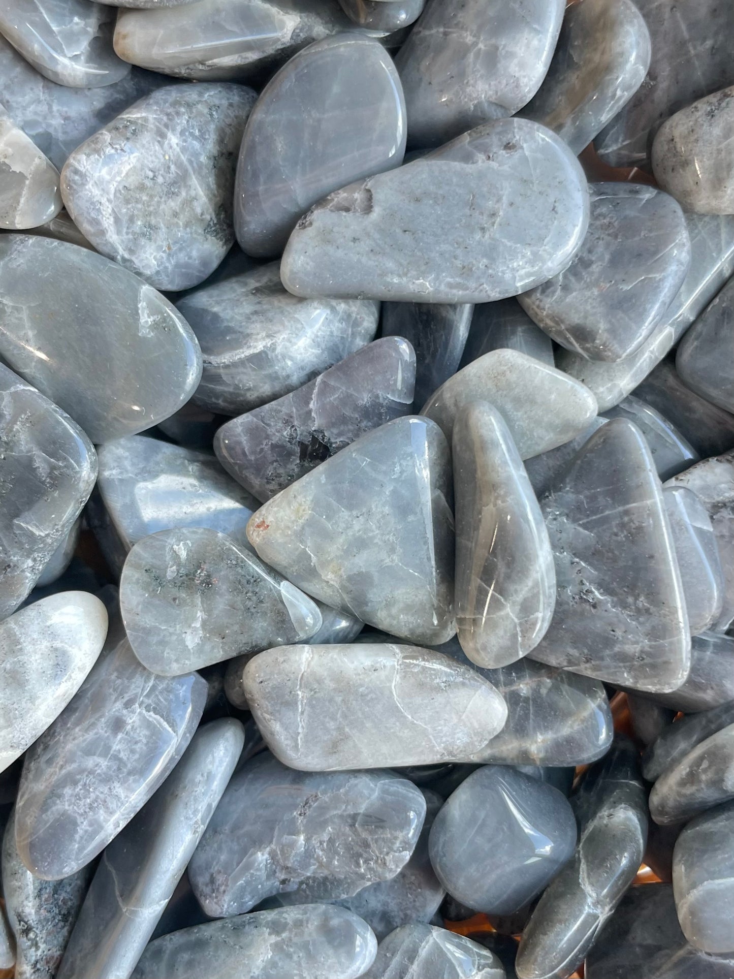 Grey Moonstone Tumble