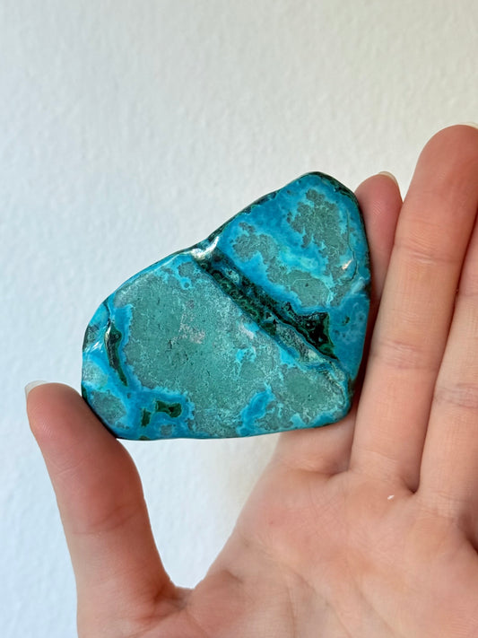 Malachite and chrysocolla ( Polished )