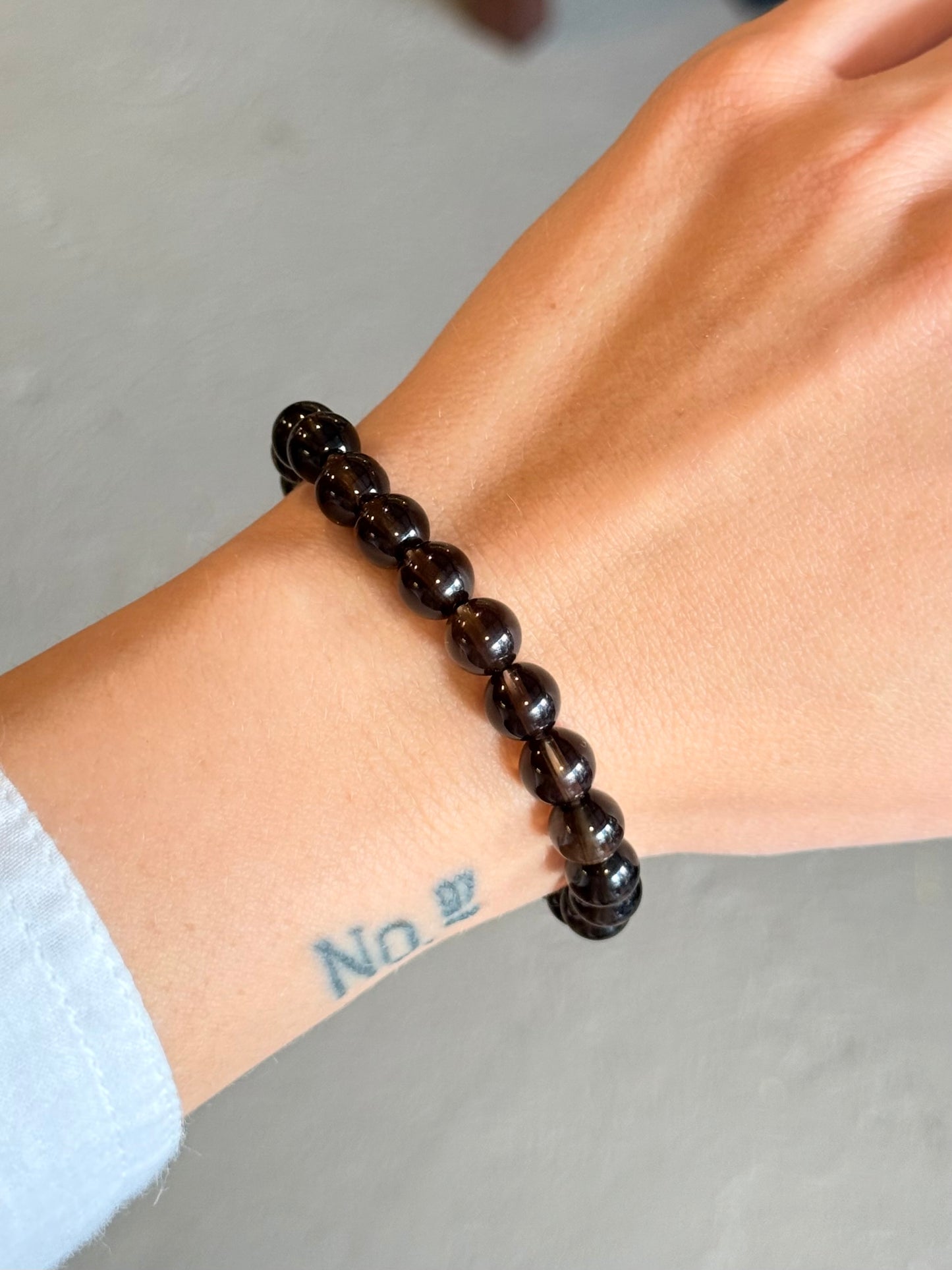 Smoky Quartz Bracelet 8mm