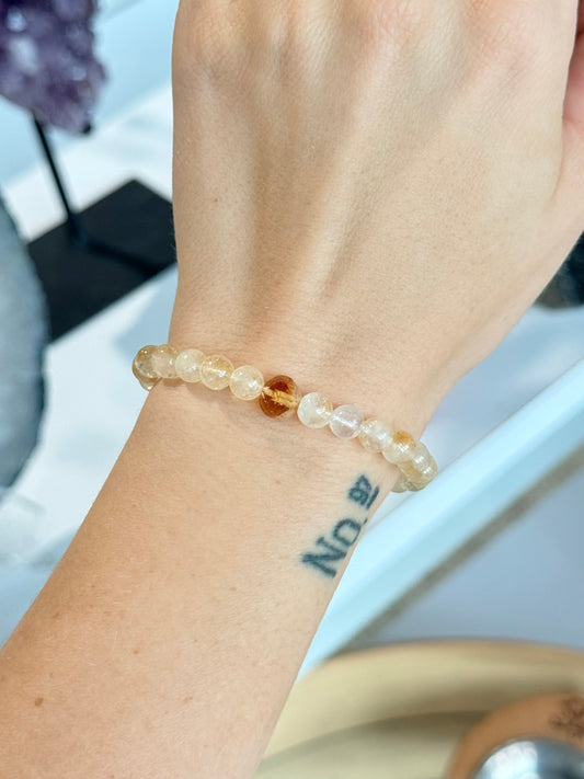 Citrine 6mm Bracelet