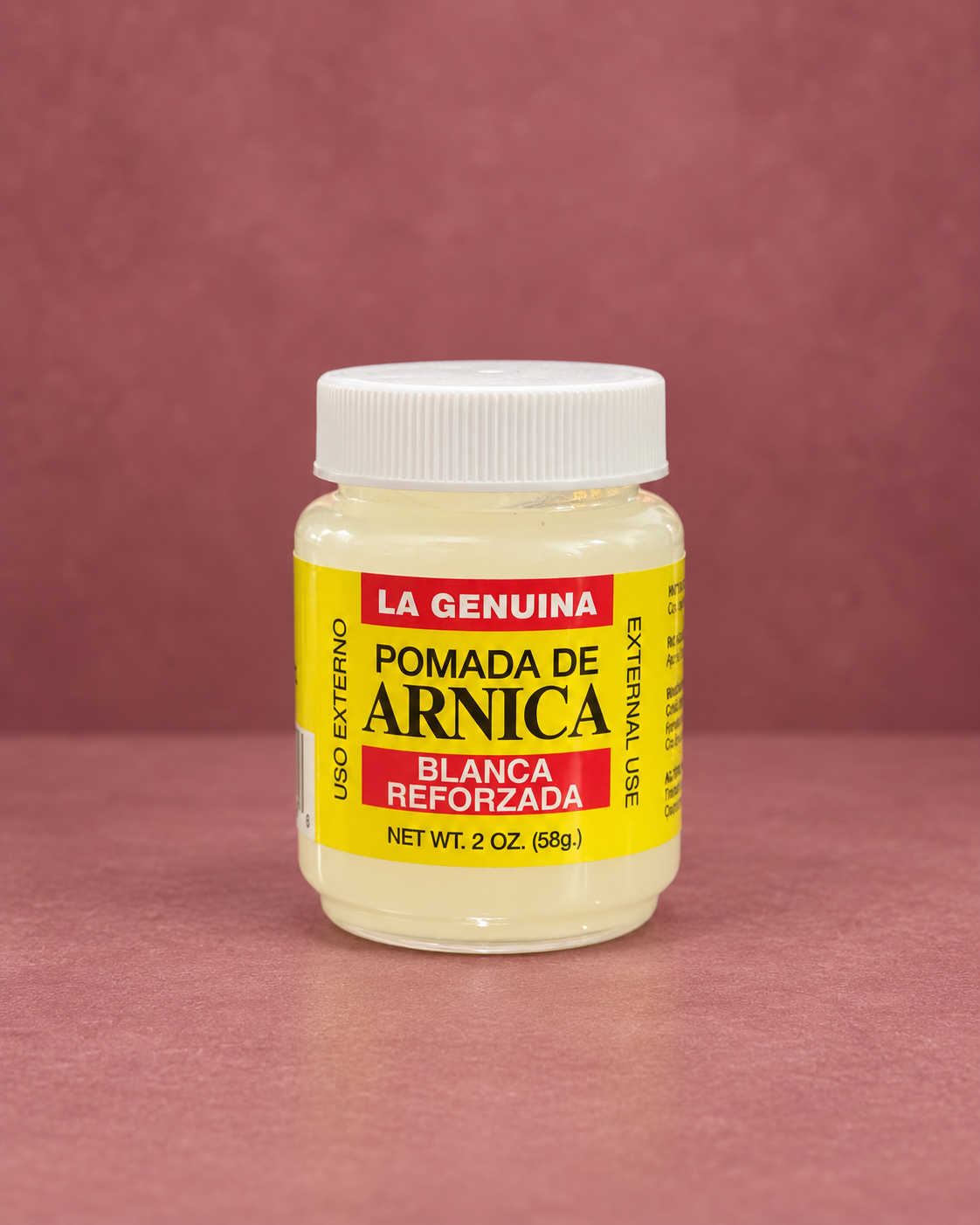 Pomada de Árnica Blanca Reforzada / Reinforced White Arnica Ointment