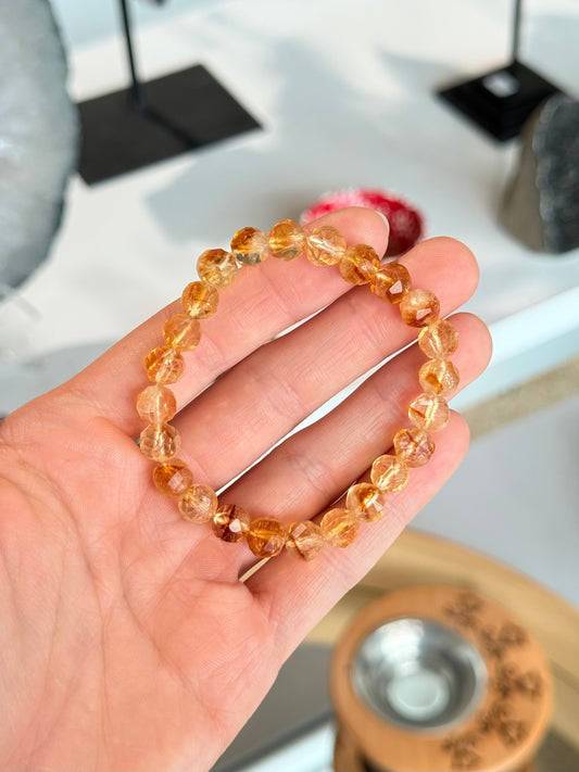 Citrine Faceted Bracelet