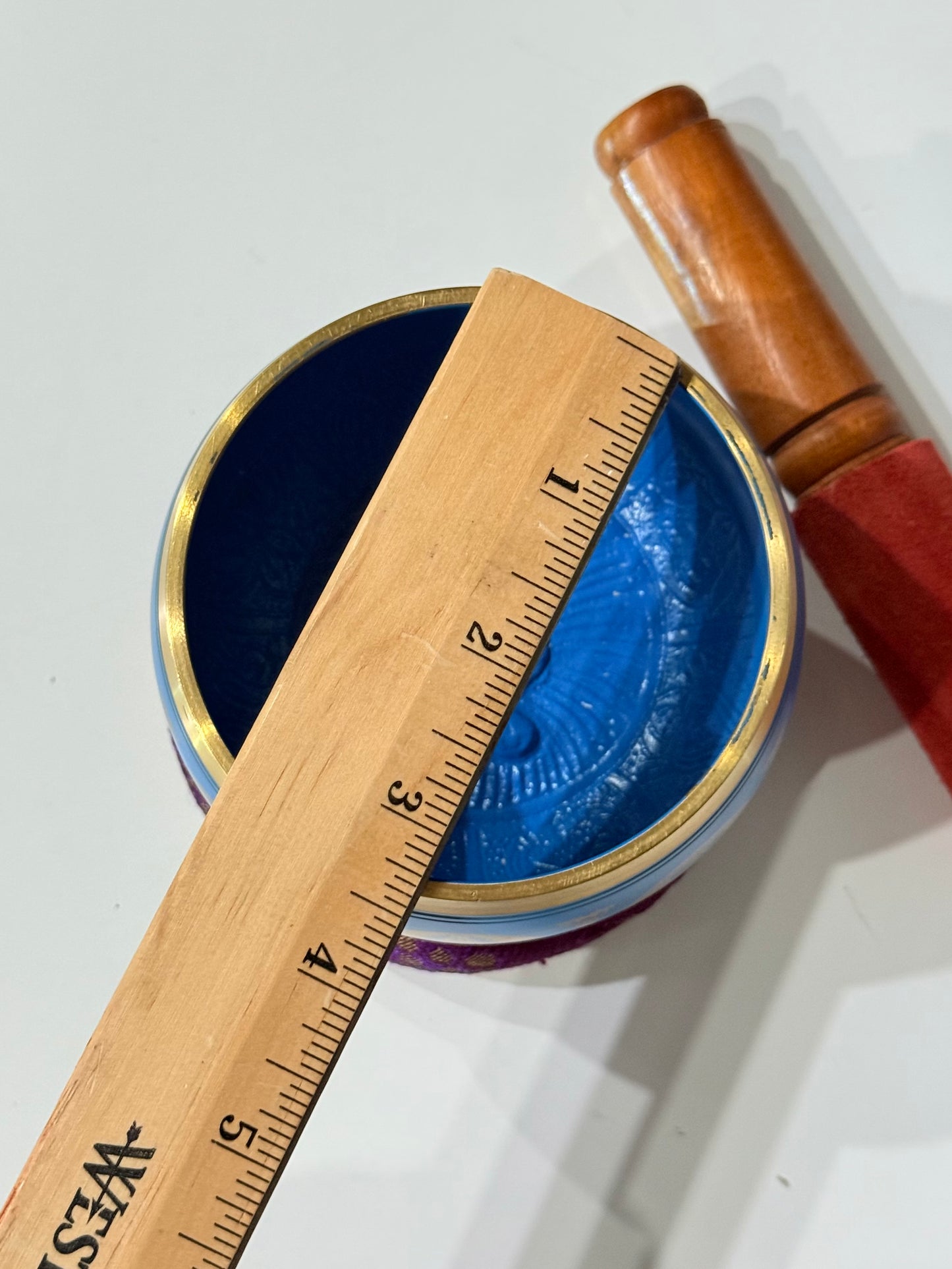 Blue Sining Bowl Brass