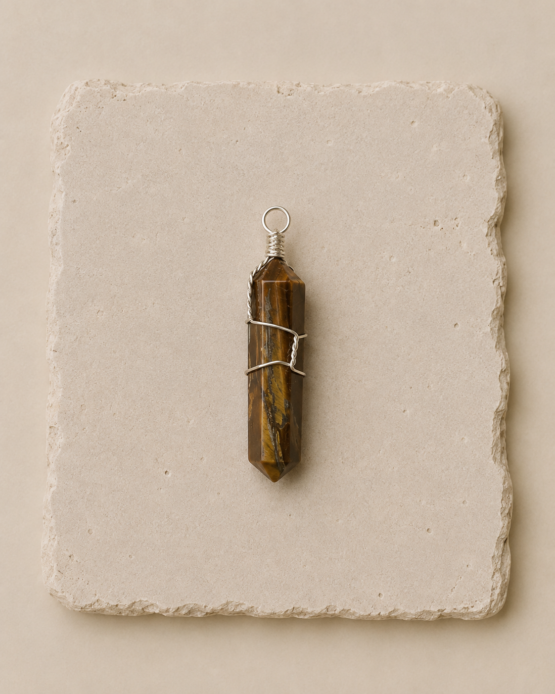 Tiger Eye Pendant | Pendant de Ojo de Tigre