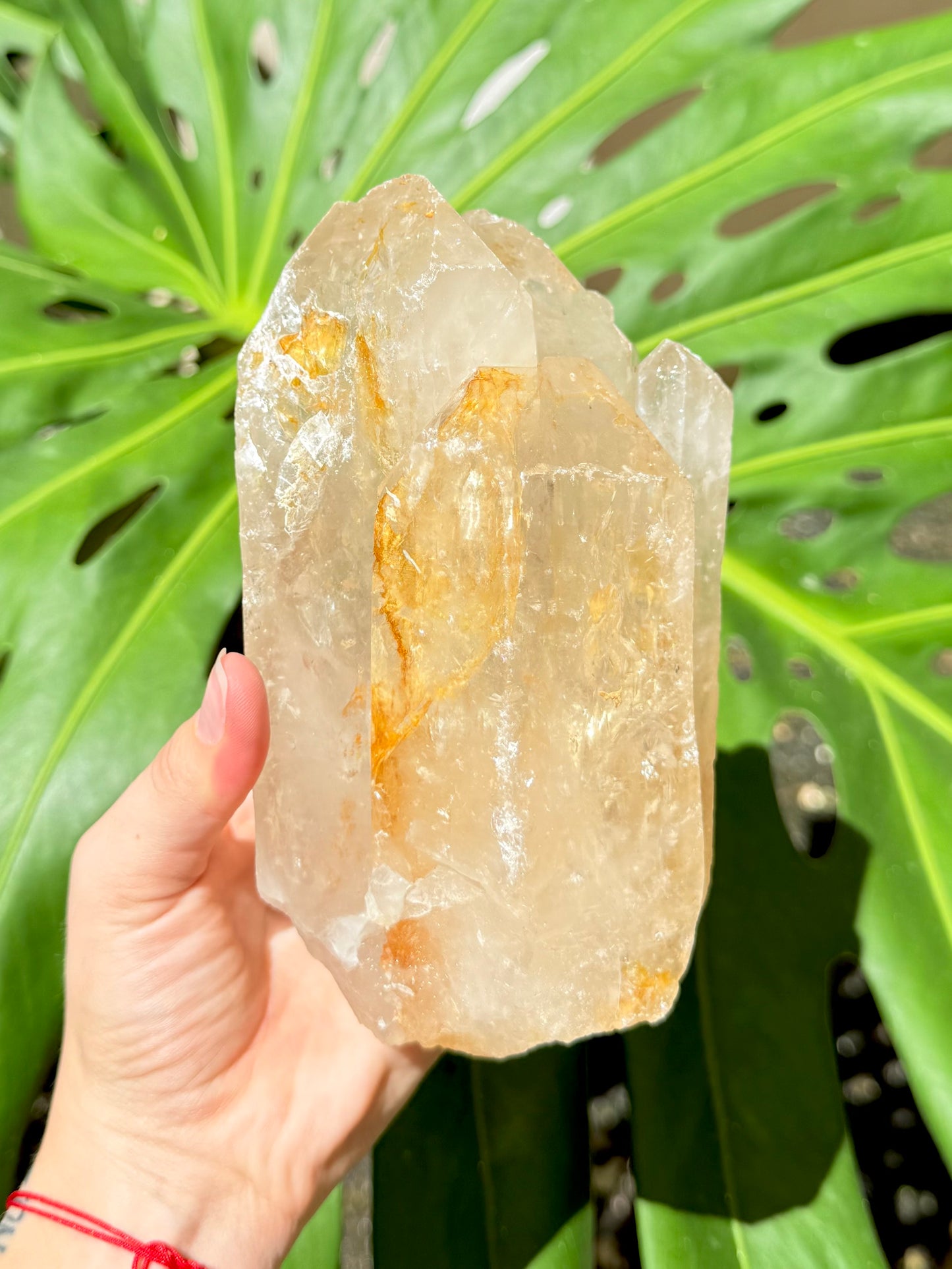 Natural Smoky Citrine Twin Formation