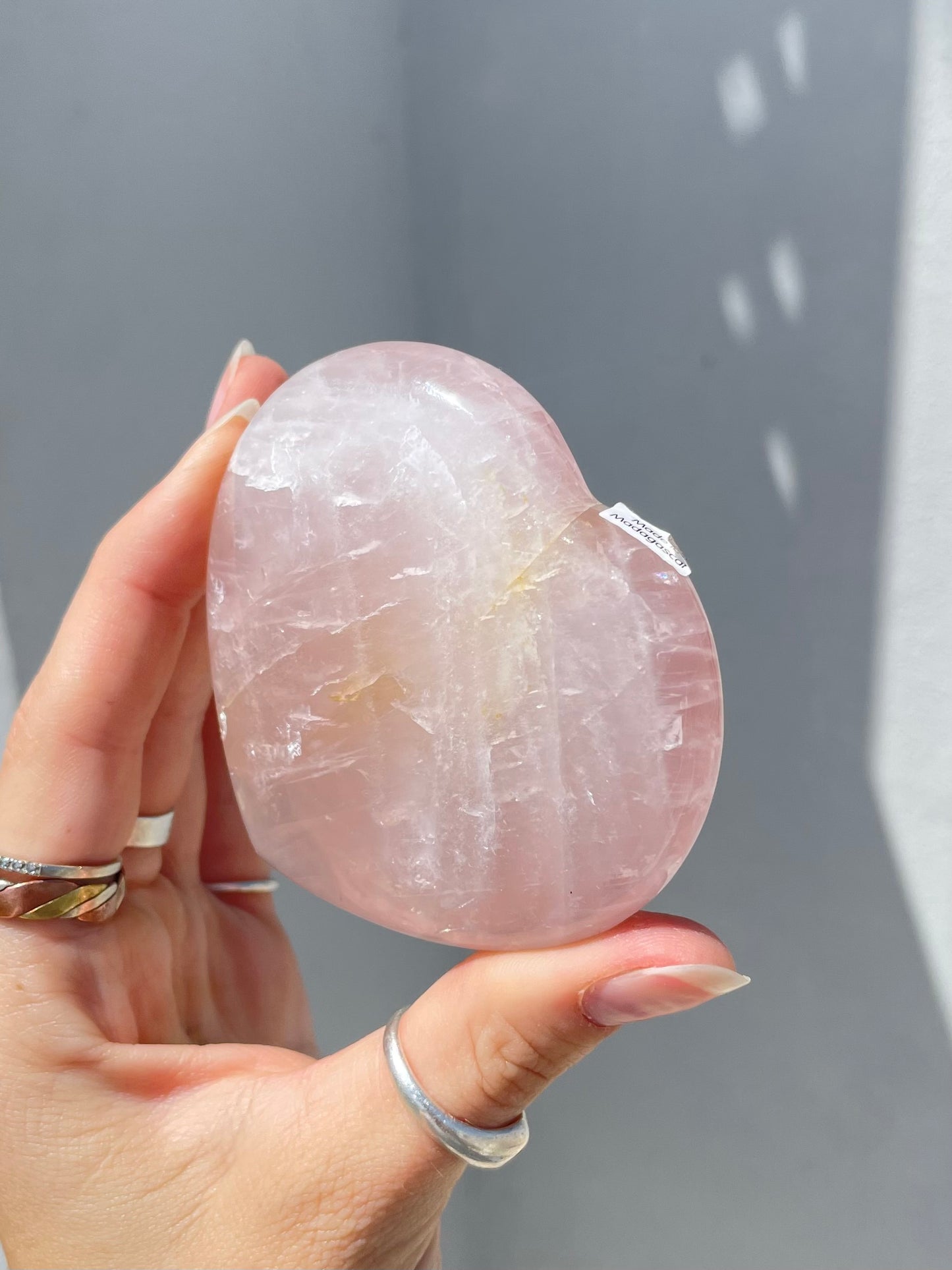 Rose Quartz Heart