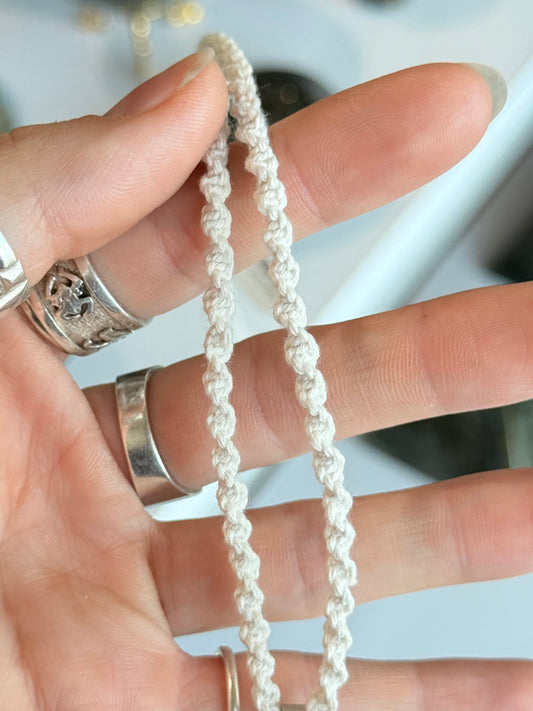 Yellow Calcite Mushroom Necklace