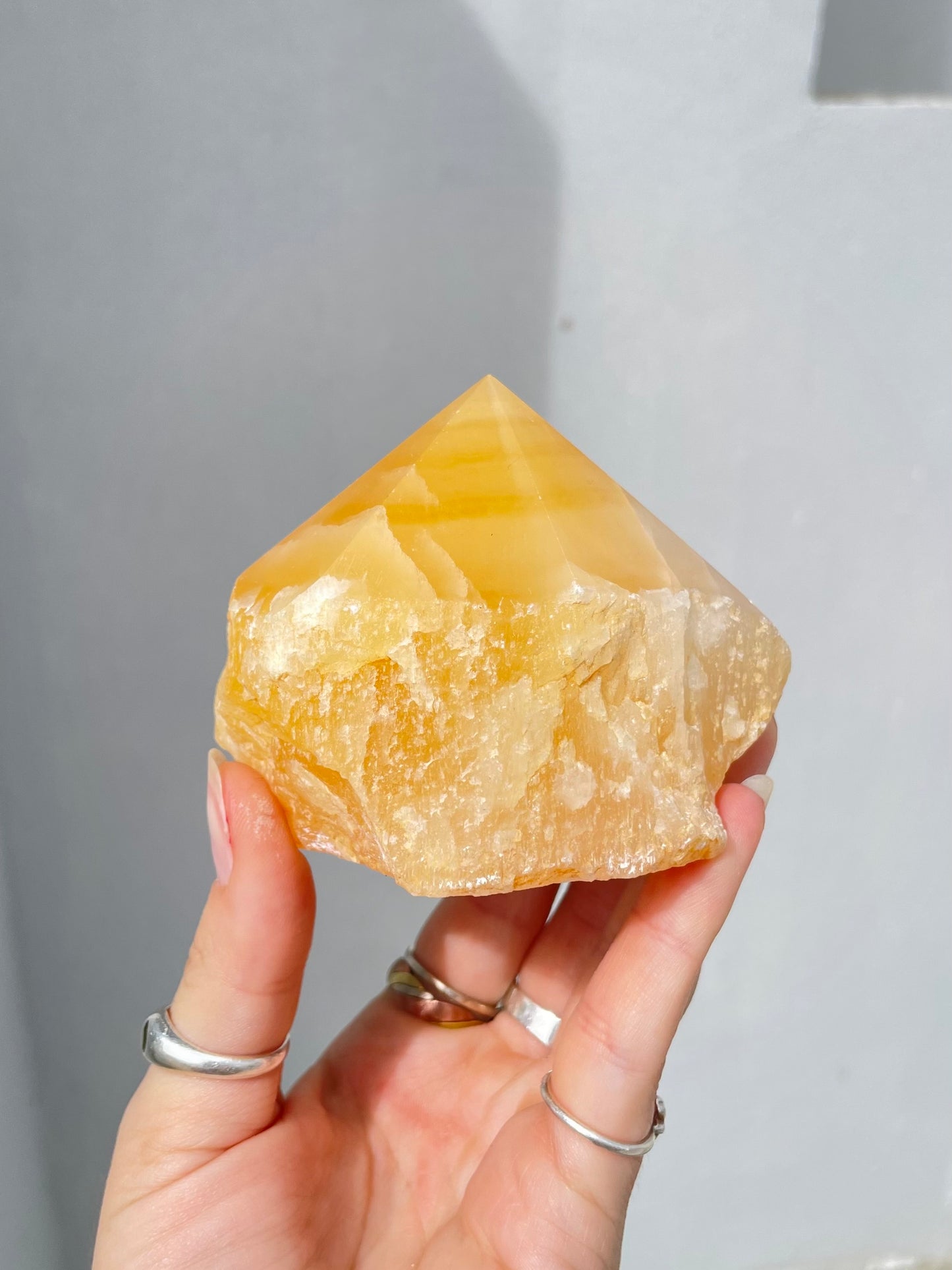 Yellow Calcite Point