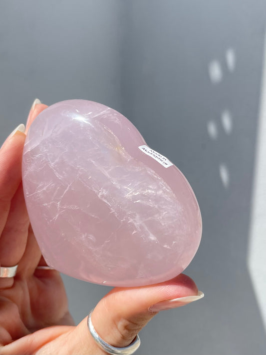 Rose Quartz Heart