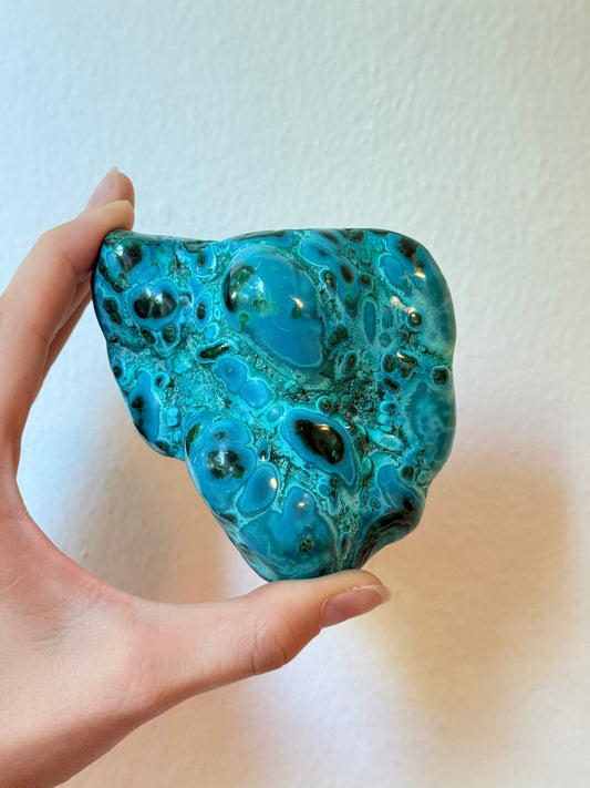 Malachite and chrysocolla ( Polished )