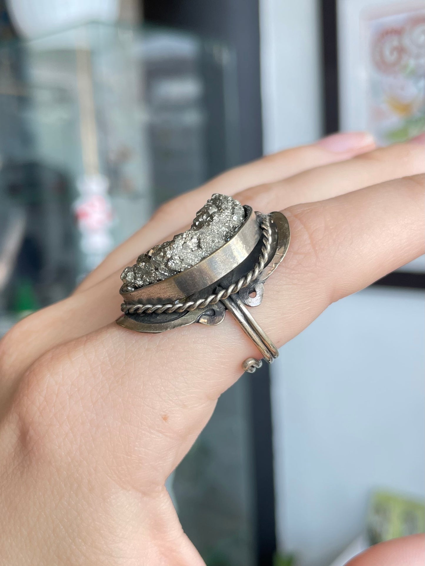 Pyrite Ring ( Ajustable )