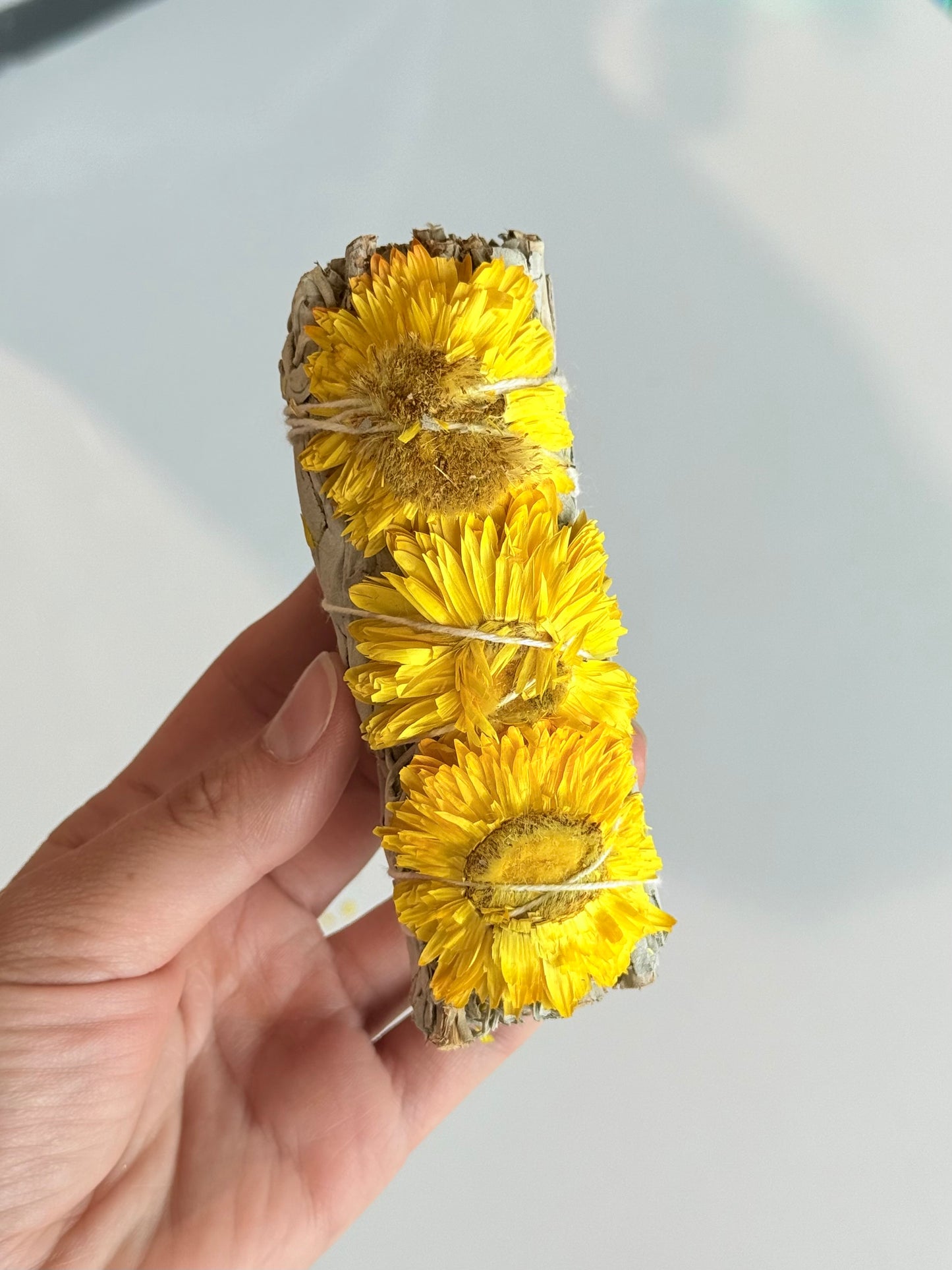 Yellow Flower Sage Smudge