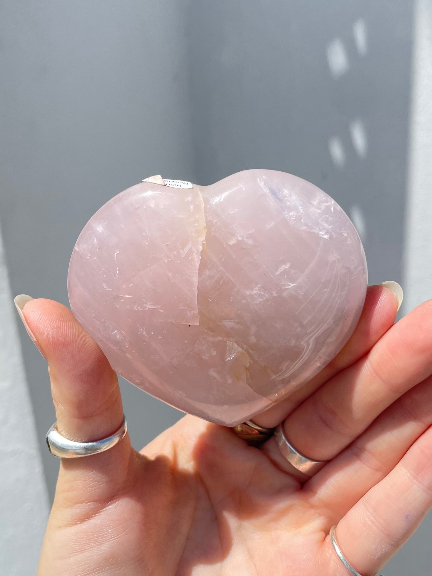 Rose Quartz Heart