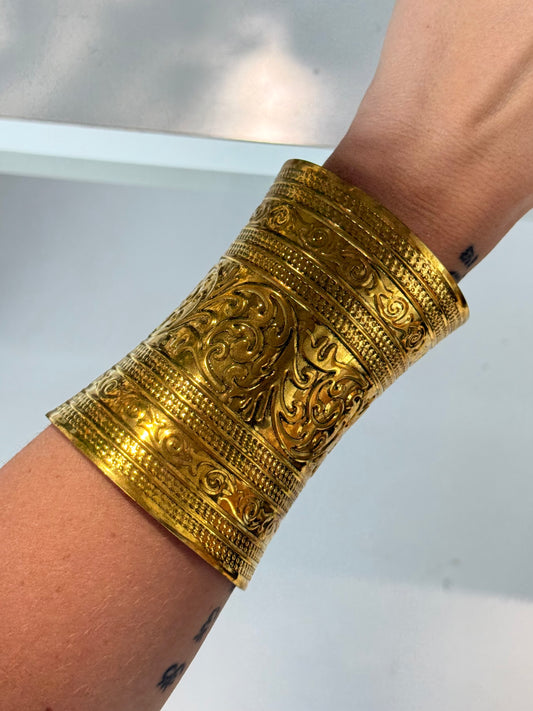 Egyptian Brass Cuff