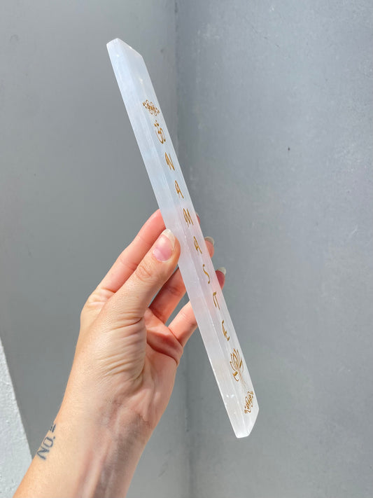 Selenite Incense Stand