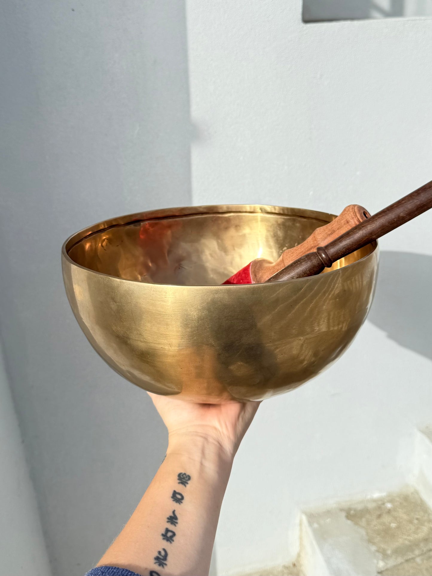 7 Metal Singing Bowl ( Note F Root Chakra ) 11”