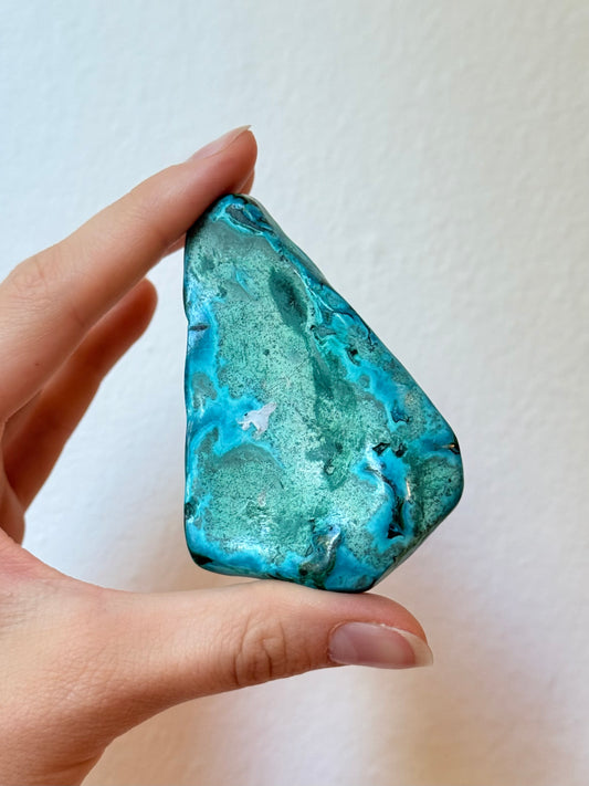 Malachite and chrysocolla ( Polished )