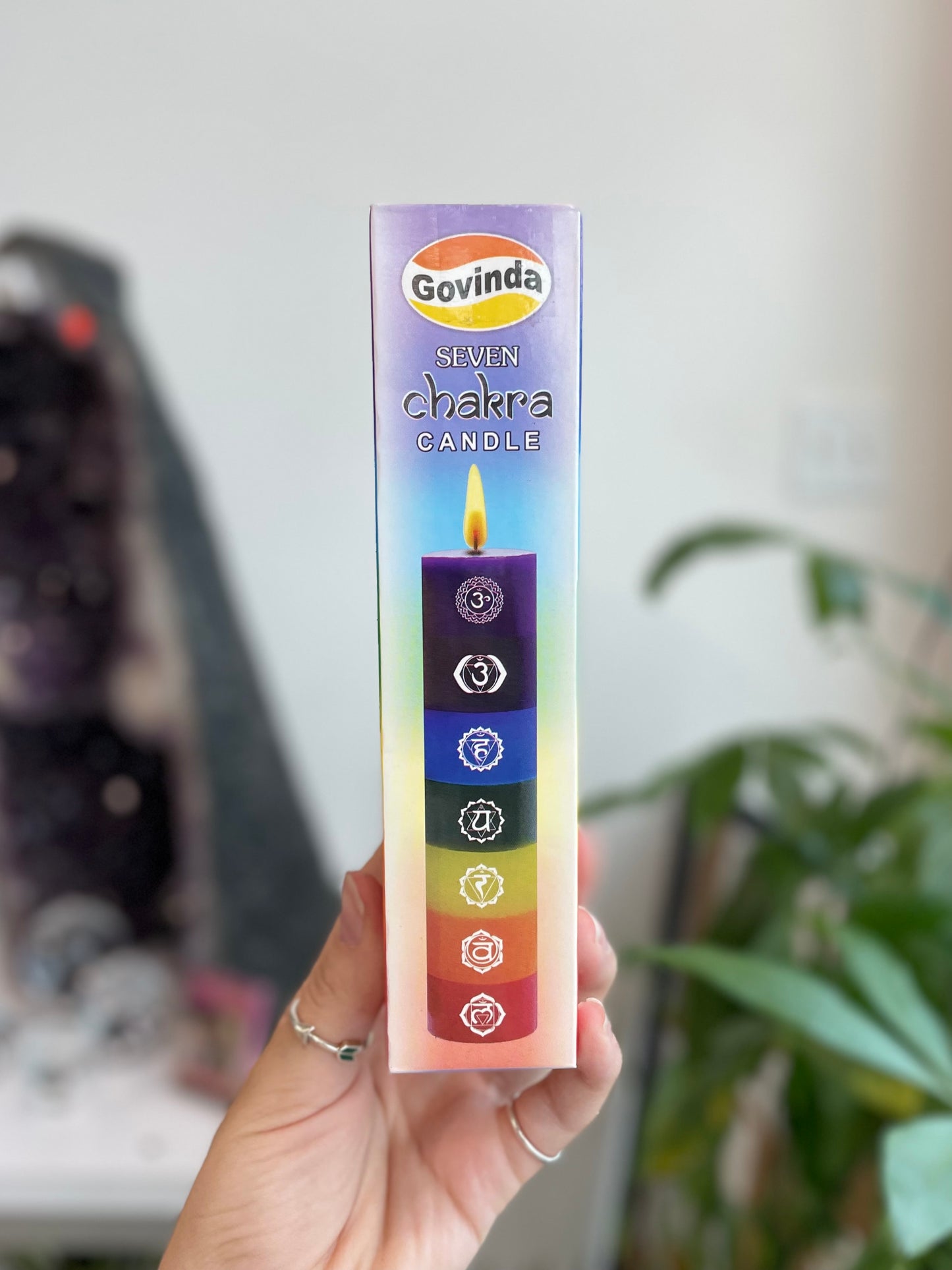 Vela de los chakras