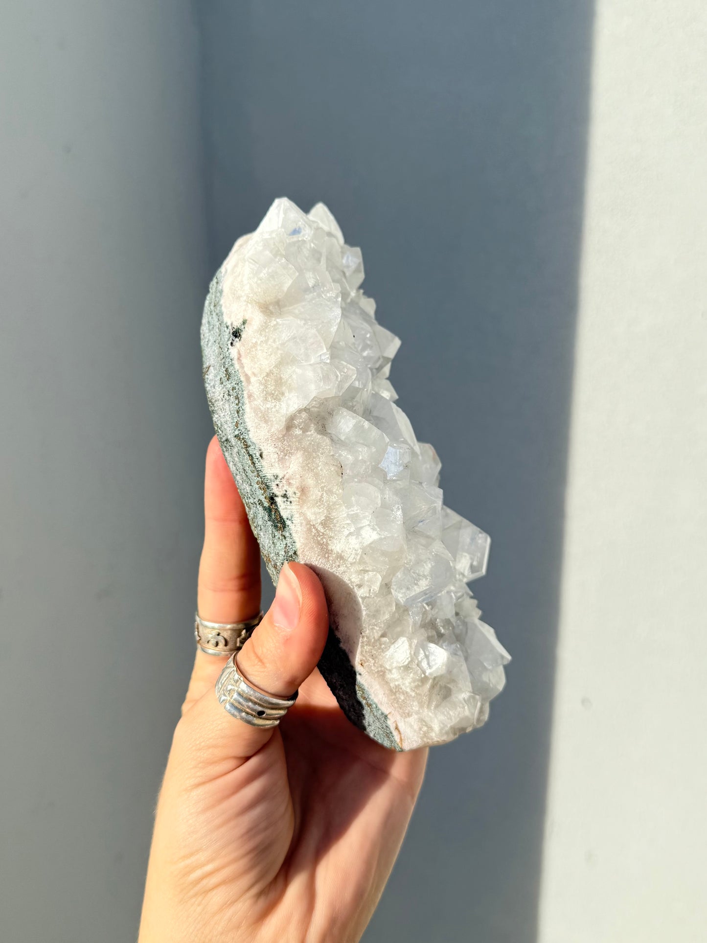 Apophyllite Cluster ( India )