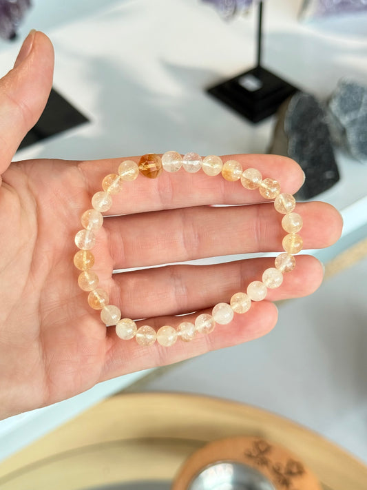 Citrine 6mm Bracelet