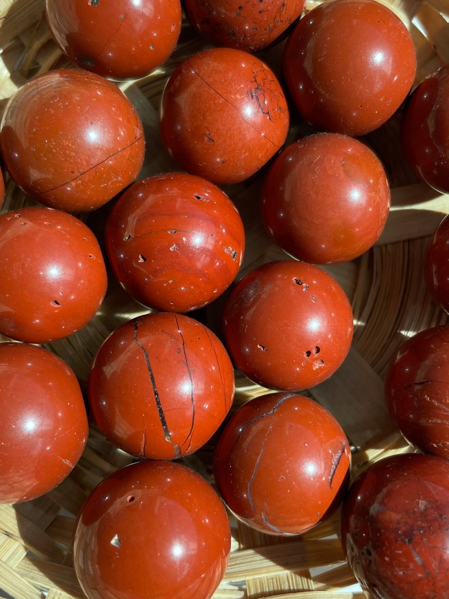 Red Jasper Mini Spheres