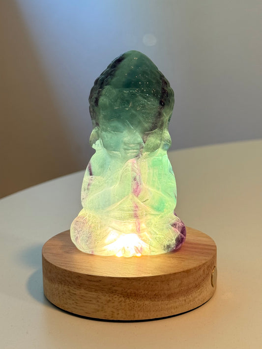 Fluorite Buddha