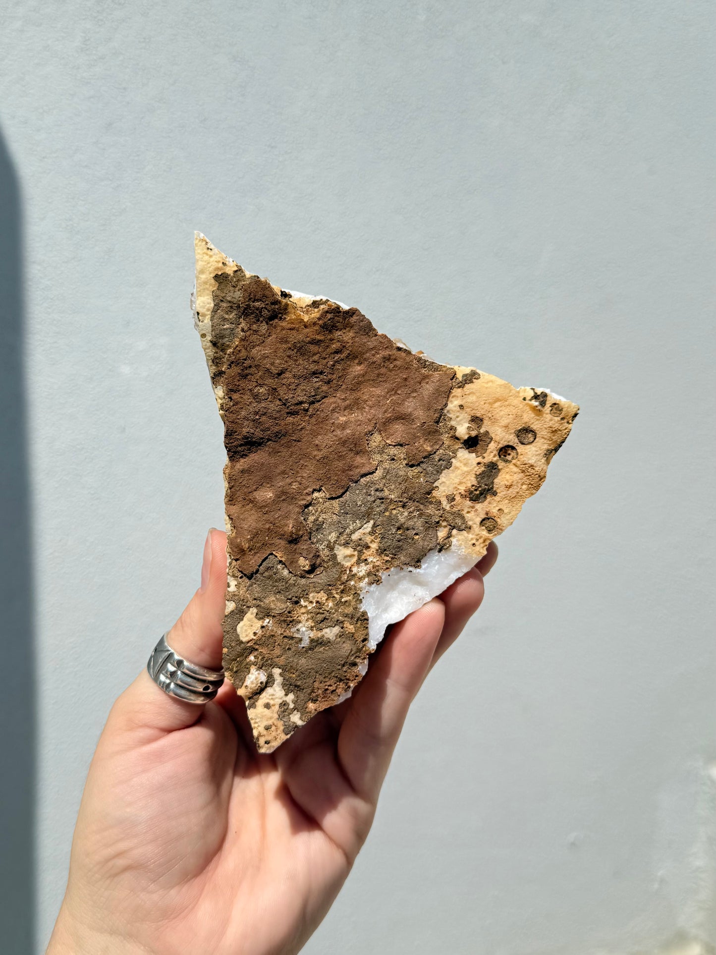 Heart Treated Citrine Cluster