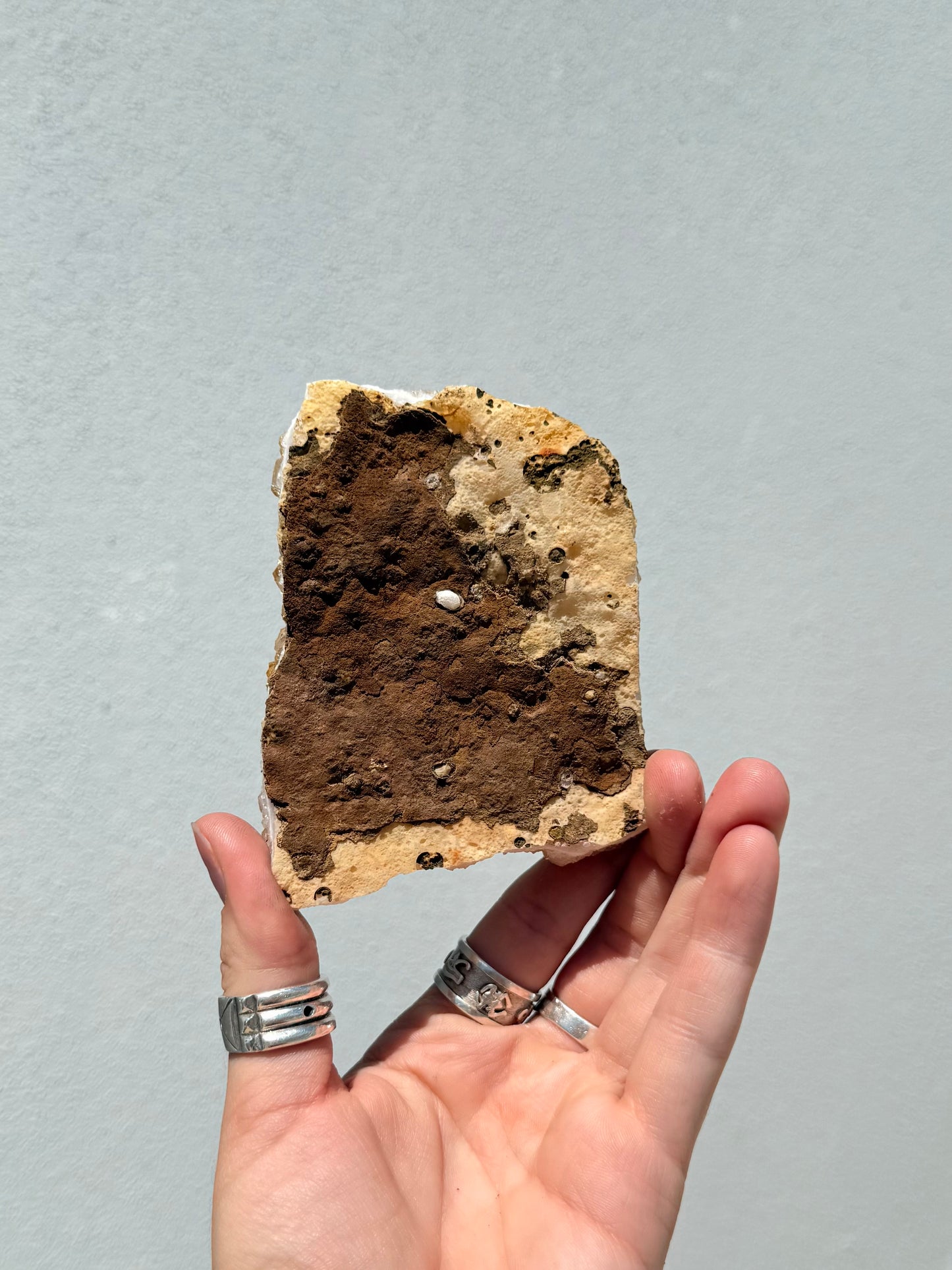 Heart Treated Citrine Cluster