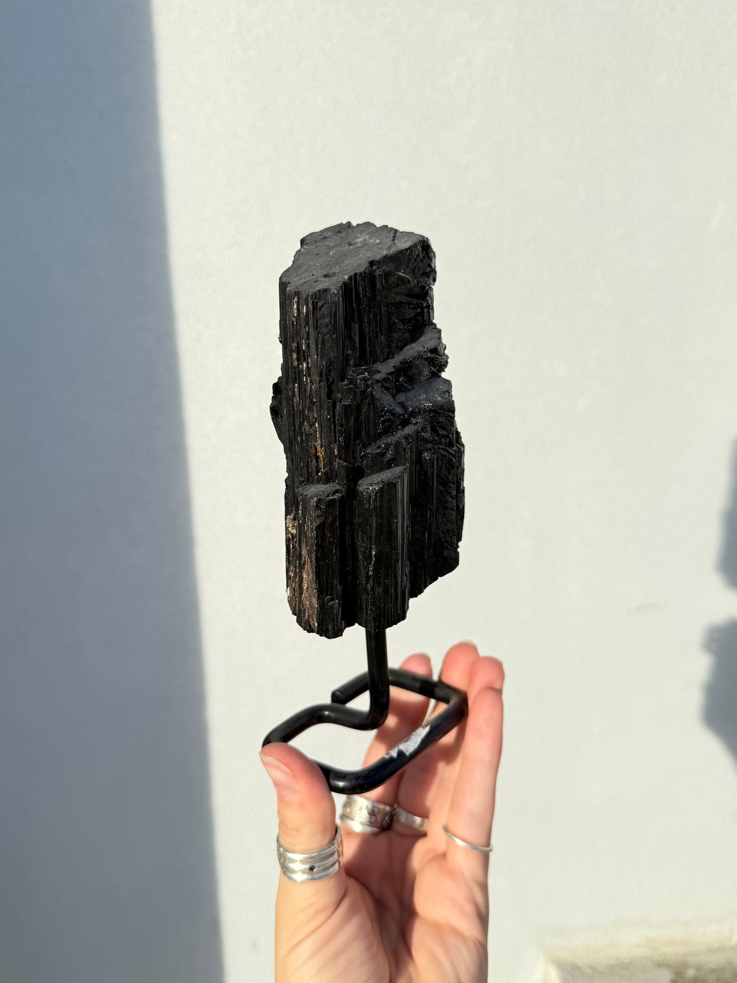 LBlack Tourmaline On Stand ( Brazil )