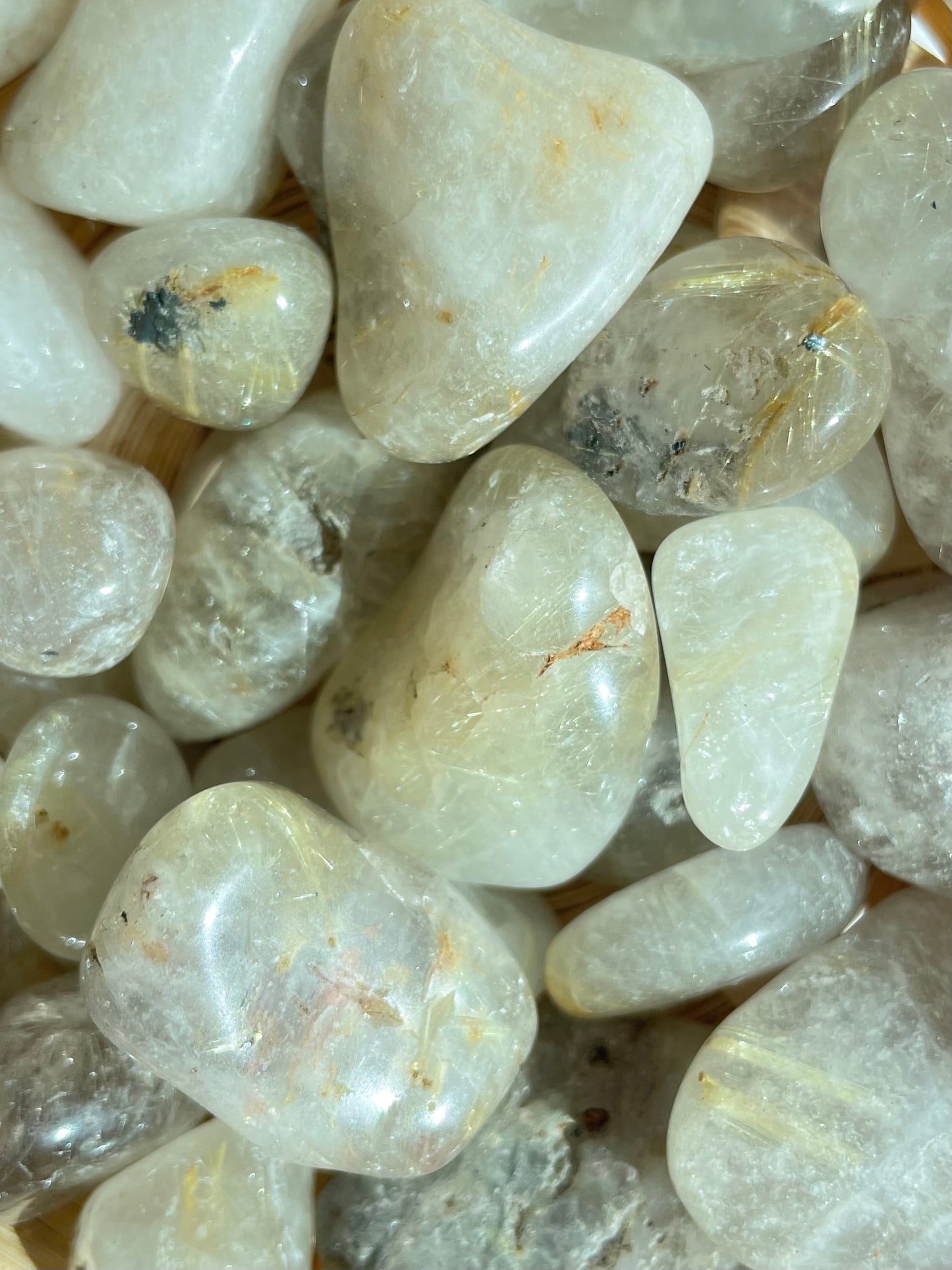 Rutilated Quartz Tumble